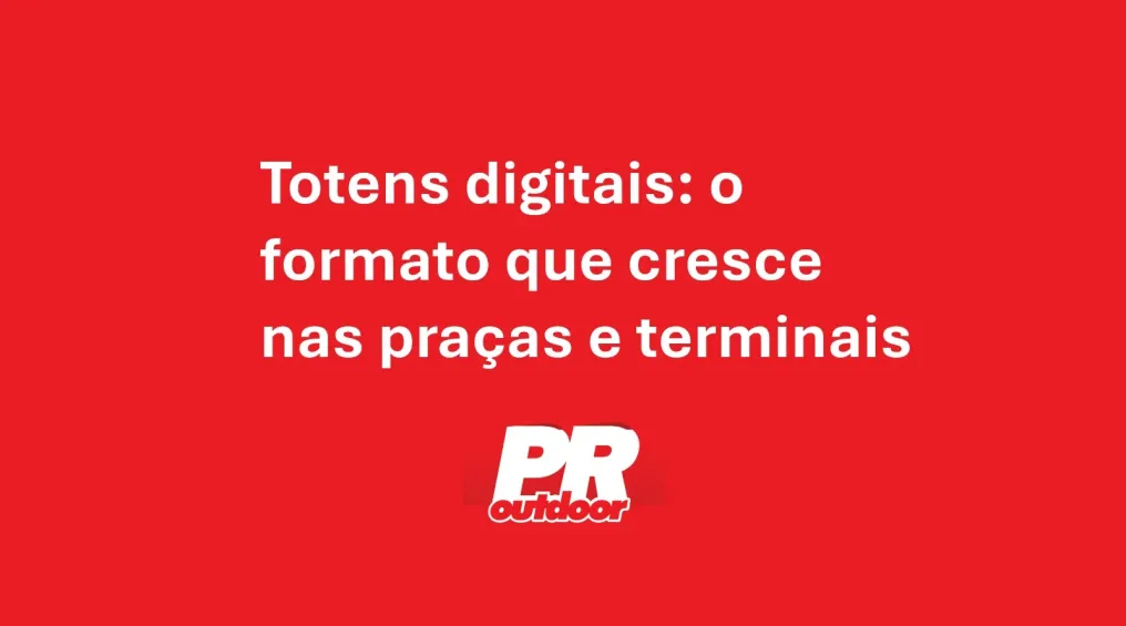 Totens digitais: o formato que cresce nas pra&ccedil;as e terminais
