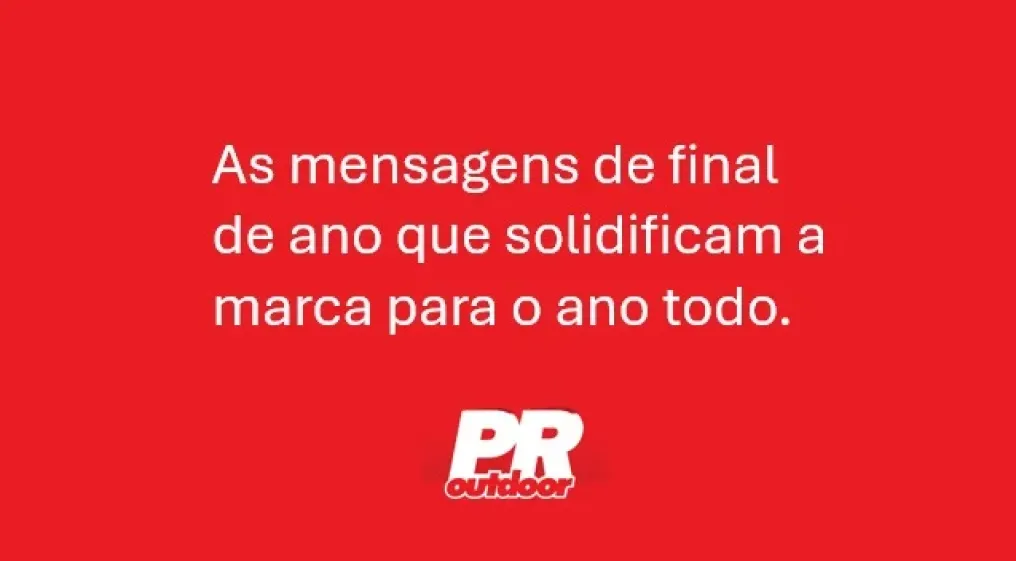 As mensagens de final de ano que solidificam a marca para o ano todo