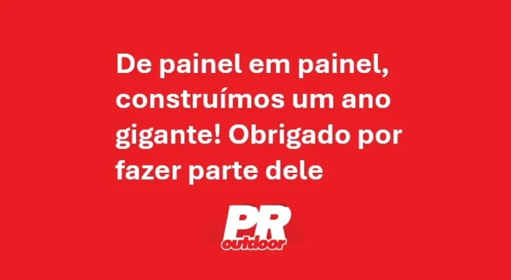  De painel em painel, constru&iacute;mos um ano gigante! Obrigado por fazer parte dele
