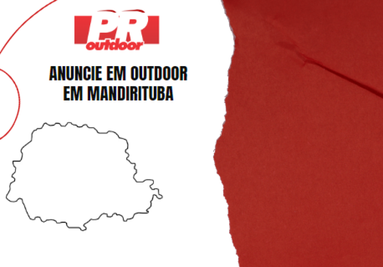 Outdoor em Mandirituba, Paran&aacute;: Uma Janela para o Futuro Comercial