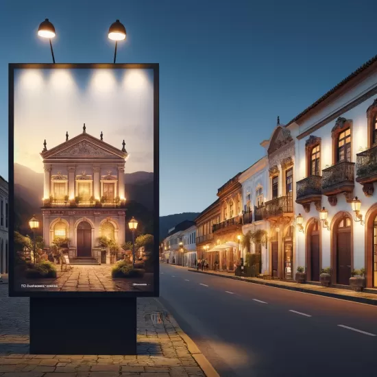 Campanhas de front-light em pontos estrat&eacute;gicos para destacar a arquitetura e os museus das cidades hist&oacute;ricas como Morretes e Antonina.