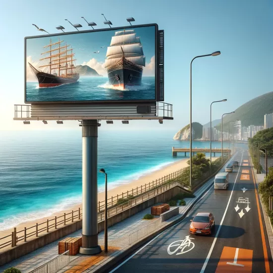 Campanhas de Outdoors e Pain&eacute;is de LED em Rotas N&aacute;uticas do Paran&aacute;
